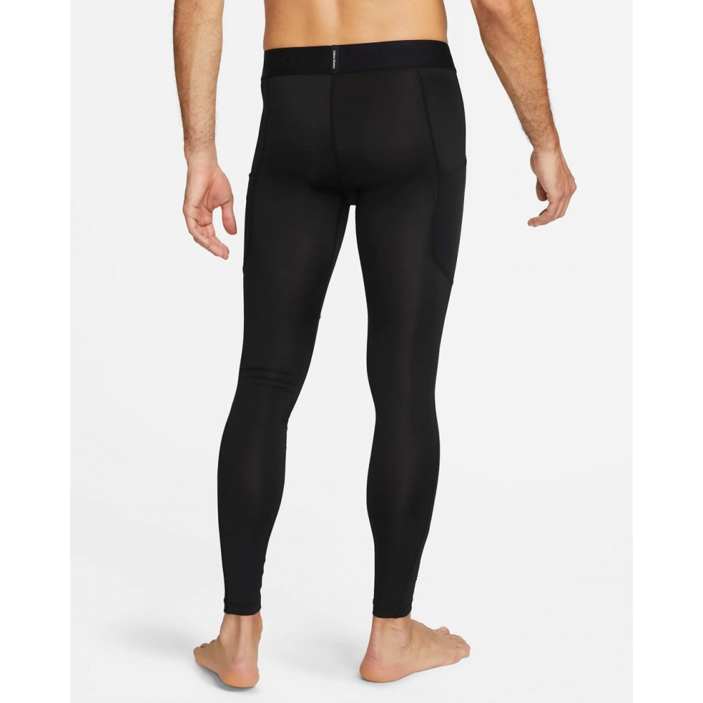 Тайтси чоловічі Nike Pro Men's Dri-FIT Fitness Tights компресійні чорні оригінал (FB7952-010)
