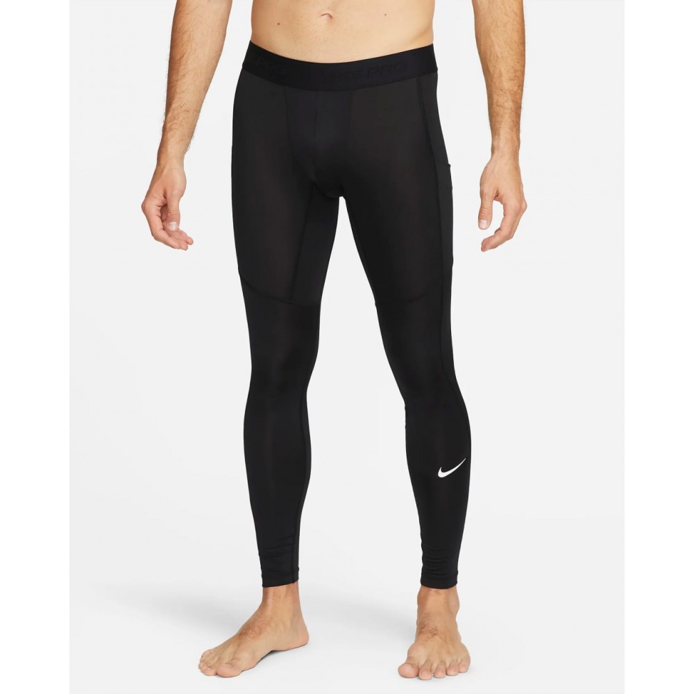 Тайтси чоловічі Nike Pro Men's Dri-FIT Fitness Tights компресійні чорні оригінал (FB7952-010)
