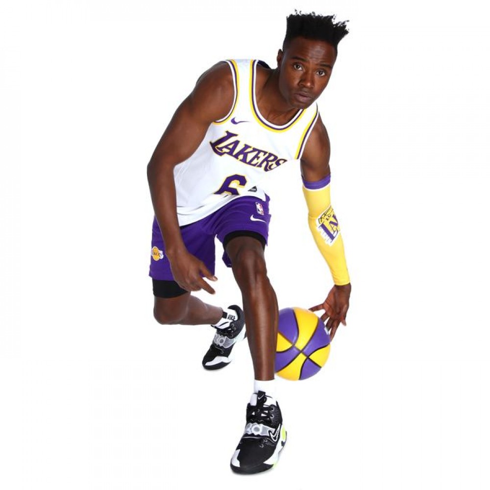 Шорти баскетбольні чоловічі Nike Los Angeles Lakers Men's Nike NBA Basketball Shorts (DN4629-504)