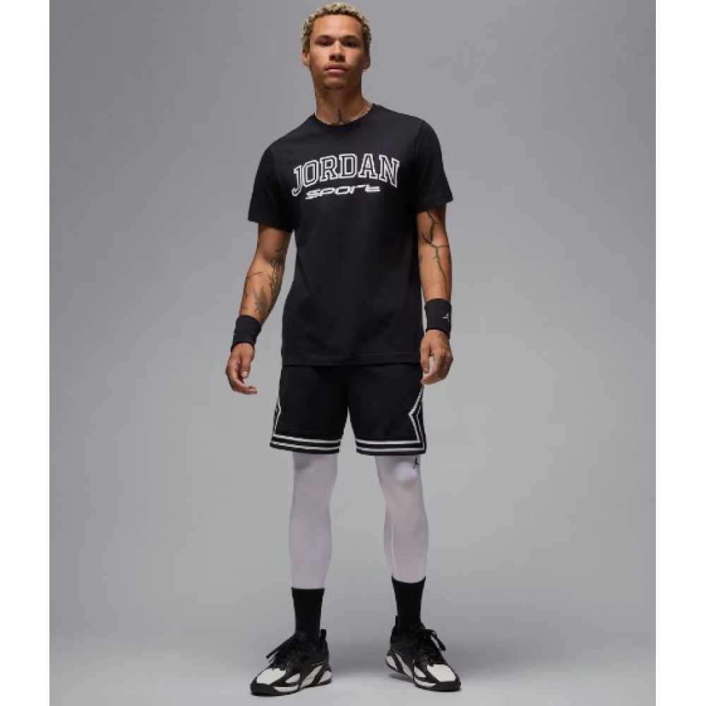 Шорти баскетбольні Jordan Sport Dri-FIT Mesh Diamond Shorts чорні (HF9910-010) — оригінал