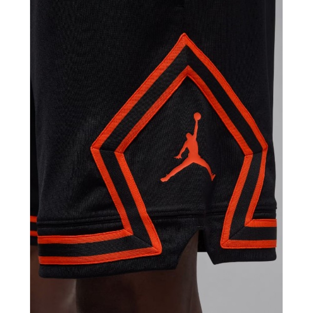 Шорти баскетбольні Jordan Sport Dri-FIT Mesh Diamond Shorts чорні (HF9910-011) — оригінал