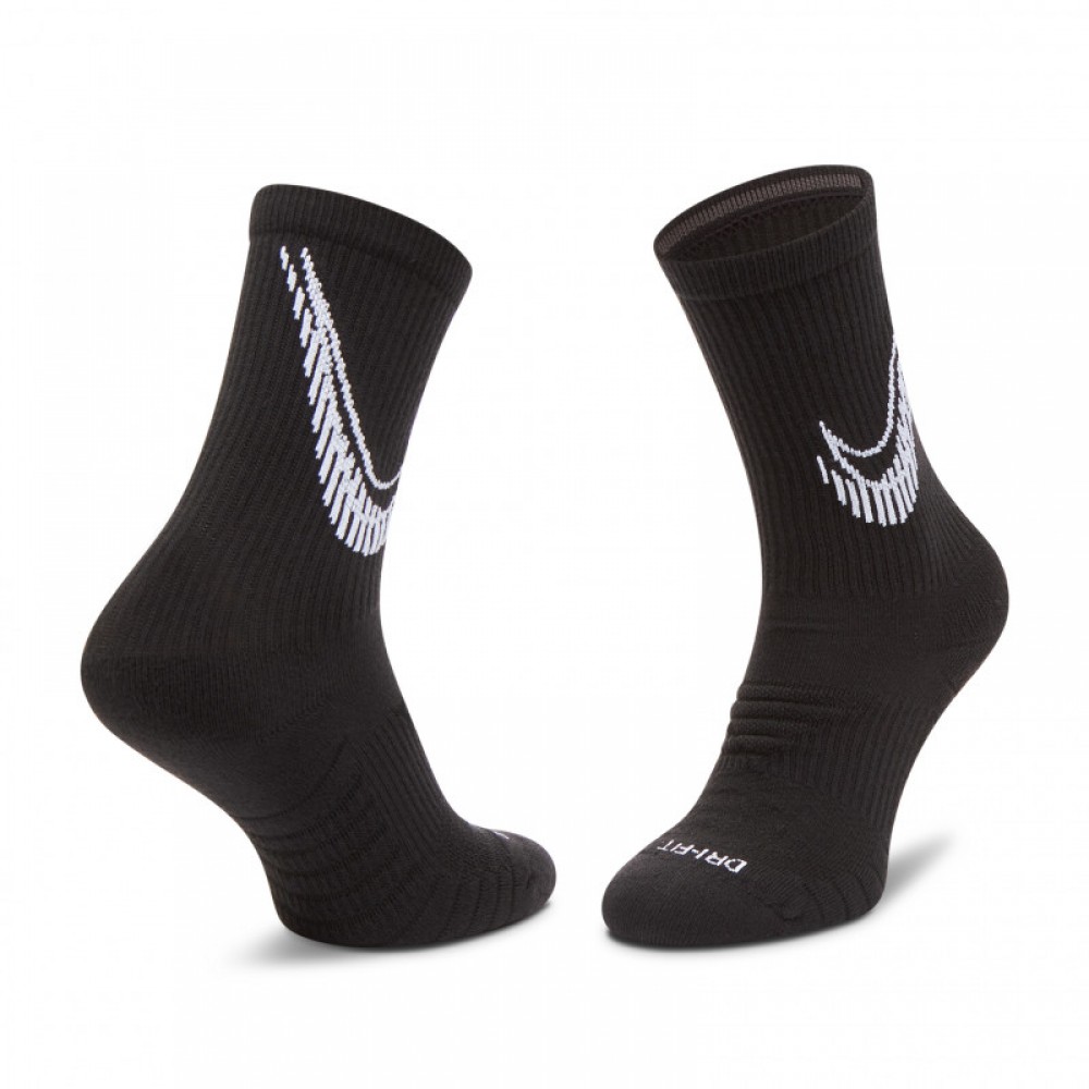 Шкарпетки баскетбольні Nike Everyday Max Cush Crew 3 пари чорний-білий-сірий (CN0789-902)
