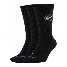 Шкарпетки баскетбольні Nike Everyday Crew Basketball Socks 3 пари чорні (DA2123-010)