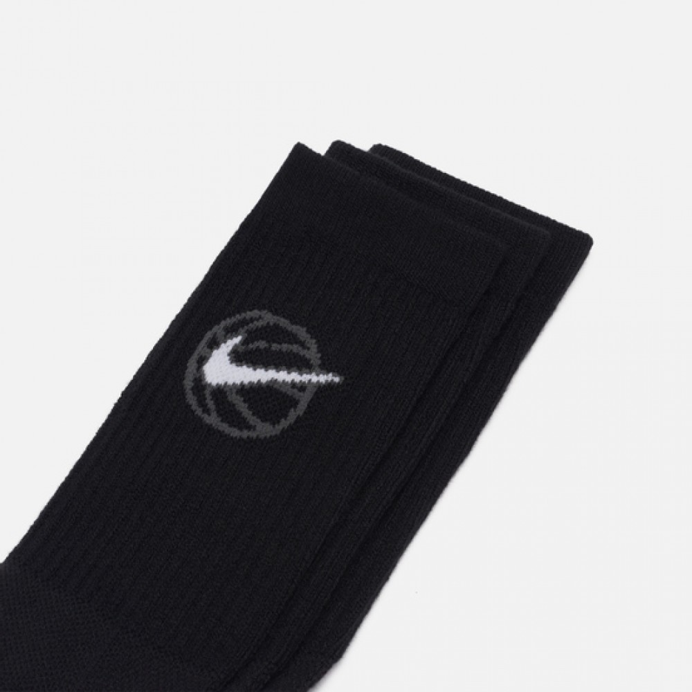 Шкарпетки баскетбольні Nike Everyday Crew Basketball Socks 3 пари чорні (DA2123-010)