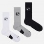 Шкарпетки баскетбольні Nike Everyday Crew Basketball Socks 3 пари білі-сірі-чорні (DA2123-902) Шкарпетки баскетбольні Nike Everyday Crew Basketball Socks 3 пари білі-сірі-чорні (DA2123-902)