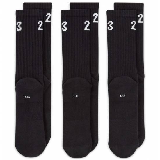Шкарпетки баскетбольні Jordan Essentials Crew Socks чорні (DA5718-010)