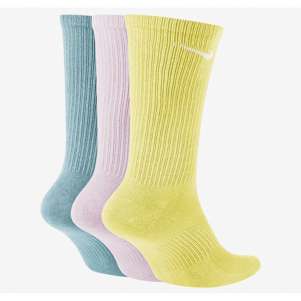 Шкарпетки спортивні Nike Everyday Plus Crew 3 пари мультиколор (DC7537-901)
