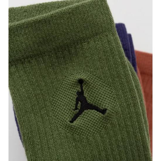 Шкарпетки баскетбольні  Jordan Everyday Crew Socks для спорту та на кожен день 3 пари (DX9632-912)