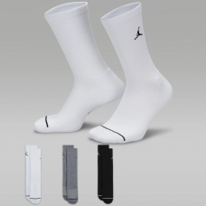 Шкарпетки баскетбольні  Jordan Джордан Everyday Crew Socks для спорту та на кожен день 3 пари (DX9632-914)