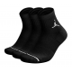 Шкарпетки баскетбольні Jordan Джордан Everyday Ankle Socks середні 3 пари (DX9655-010)