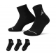 Шкарпетки баскетбольні Jordan Everyday Ankle Socks середні 3 пари (DX9655-010)