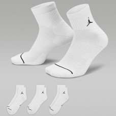 Шкарпетки баскетбольні Jordan ДжорданEveryday Ankle Socks середні 3 пари (DX9655-100)