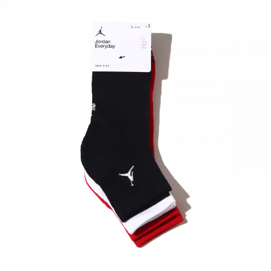 Шкарпетки баскетбольні Jordan Everyday Ankle Socks середні 3 пари (DX9655-902)