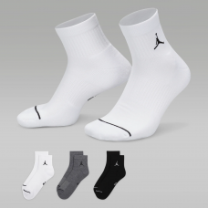 Шкарпетки баскетбольні Jordan Джордан Everyday Ankle Socks середні 3 пари (DX9655-911)