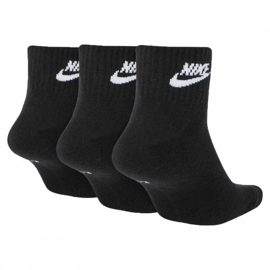 Шкарпетки спортивні Nike Everyday Essential Ankle 3 пари чорні (SK0110-010)