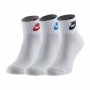 Шкарпетки спортивні Nike Everyday Essential Ankle 3 пари білі (SK0110-911) Шкарпетки спортивні Nike Everyday Essential Ankle 3 пари білі (SK0110-911)