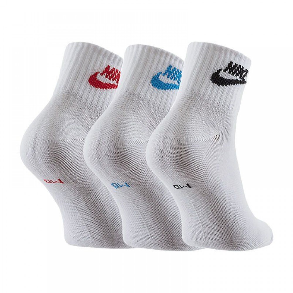 Шкарпетки спортивні Nike Everyday Essential Ankle 3 пари білі (SK0110-911)