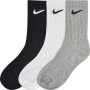 Шкарпетки спортивні Nike Value Cotton Crew 3 пари білі-сірі-чорні (SX4508-965) Шкарпетки спортивні Nike Value Cotton Crew 3 пари білі-сірі-чорні (SX4508-965)