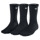 Шкарпетки спортивні Nike Lightweight Crew 3-pack чорні (SX4704-001)