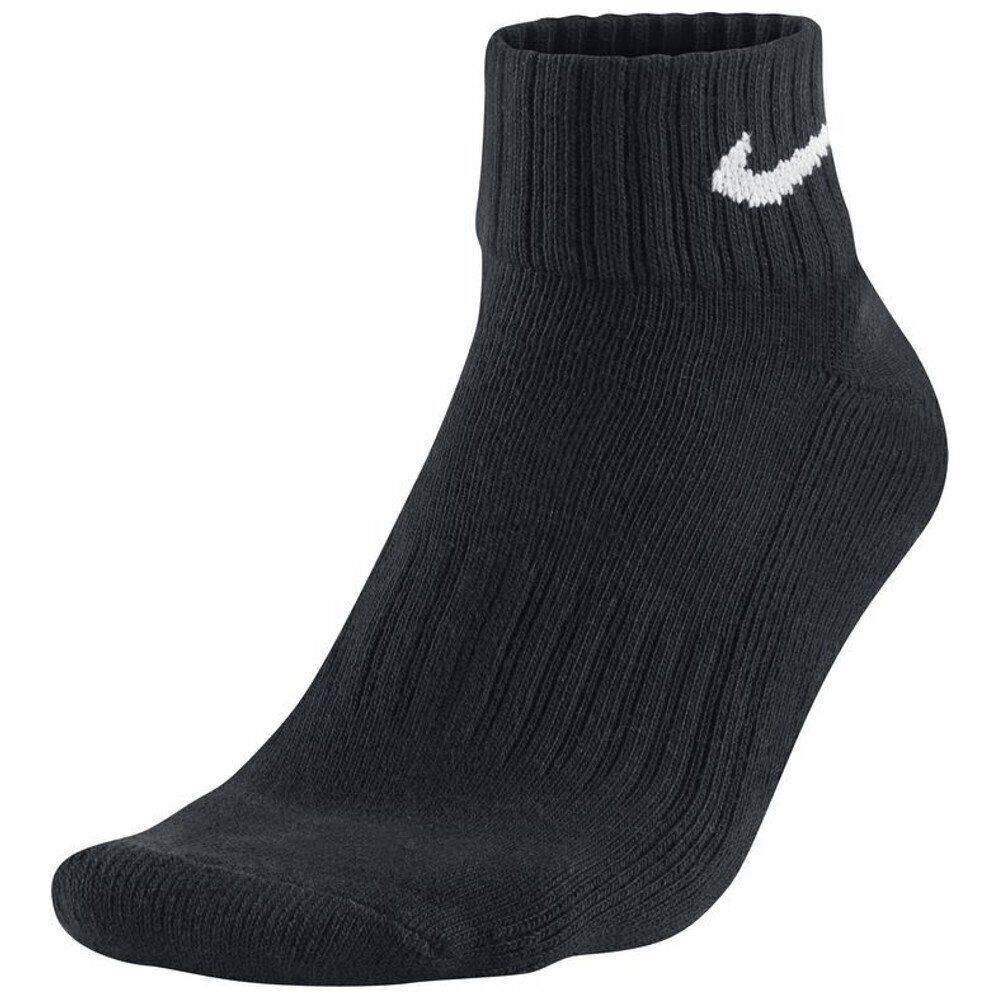 Шкарпетки спортивні Nike Value Cush Ankle 3 пари чорні (SX4926-001)