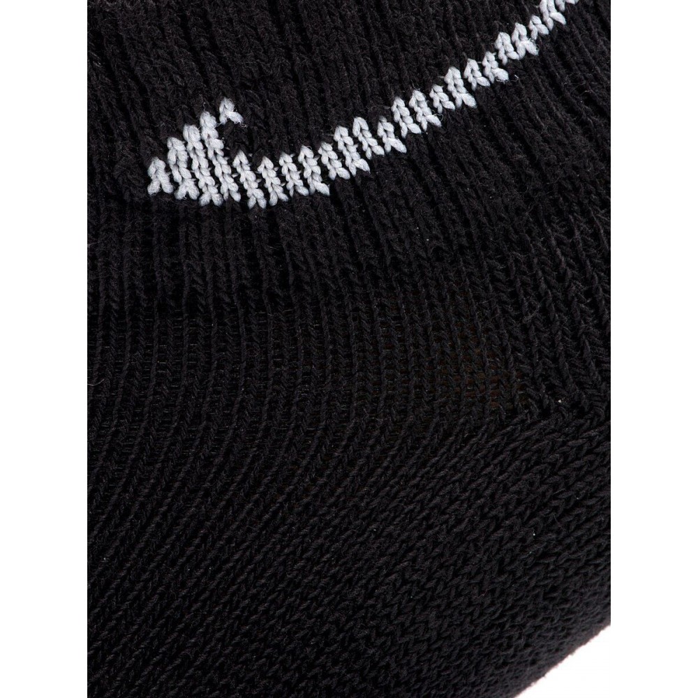 Шкарпетки спортивні Nike Value Cush Ankle 3 пари чорні (SX4926-001)