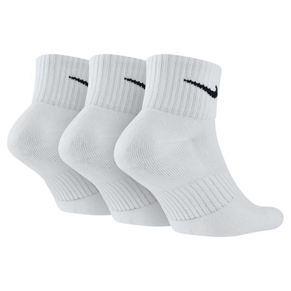 Шкарпетки спортивні Nike Value Cush Ankle 3 пари білі (SX4926-101)