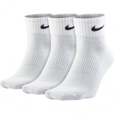 Шкарпетки спортивні Nike Value Cush Ankle 3 пари білі (SX4926-101)