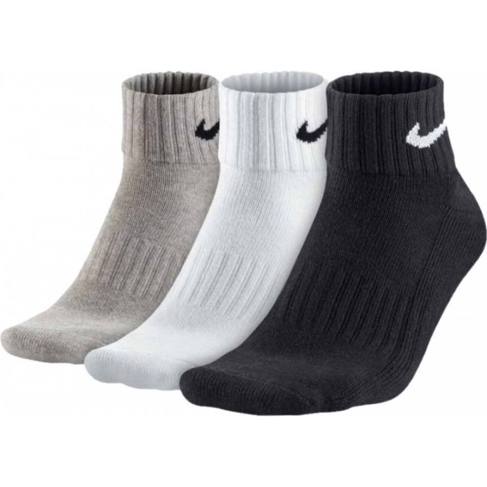 Шкарпетки спортивні Nike Value Cush Ankle 3 пари (SX4926-901)