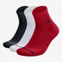 Шкарпетки баскетбольні Nike Jordan Jumpman Quarter 3 пари чорний-білий-червоний (SX5544-011) Шкарпетки баскетбольні Nike Jordan Jumpman Quarter 3 пари чорний-білий-червоний (SX5544-011)
