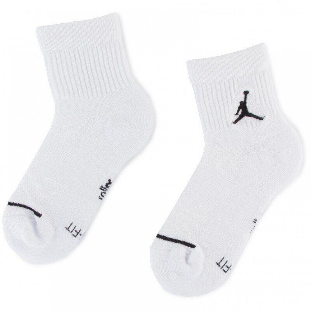 Шкарпетки баскетбольні Nike Jordan Jumpman Quarter 3 пари чорний-білий-червоний (SX5544-011)