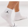 Шкарпетки спортивні баскетбольні  Jordan Jumpman Quarter 1 пара білі (SX5544-100.1)