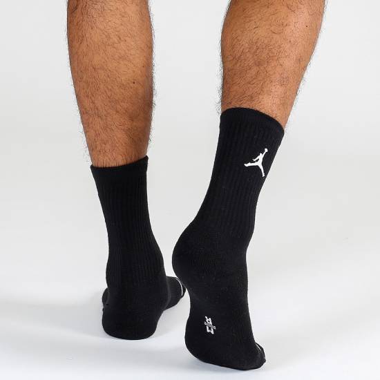 Шкарпетки баскетбольні спортивні Nike Jordan Jumpman Crew 1 пара чорні (SX5545-013.1)