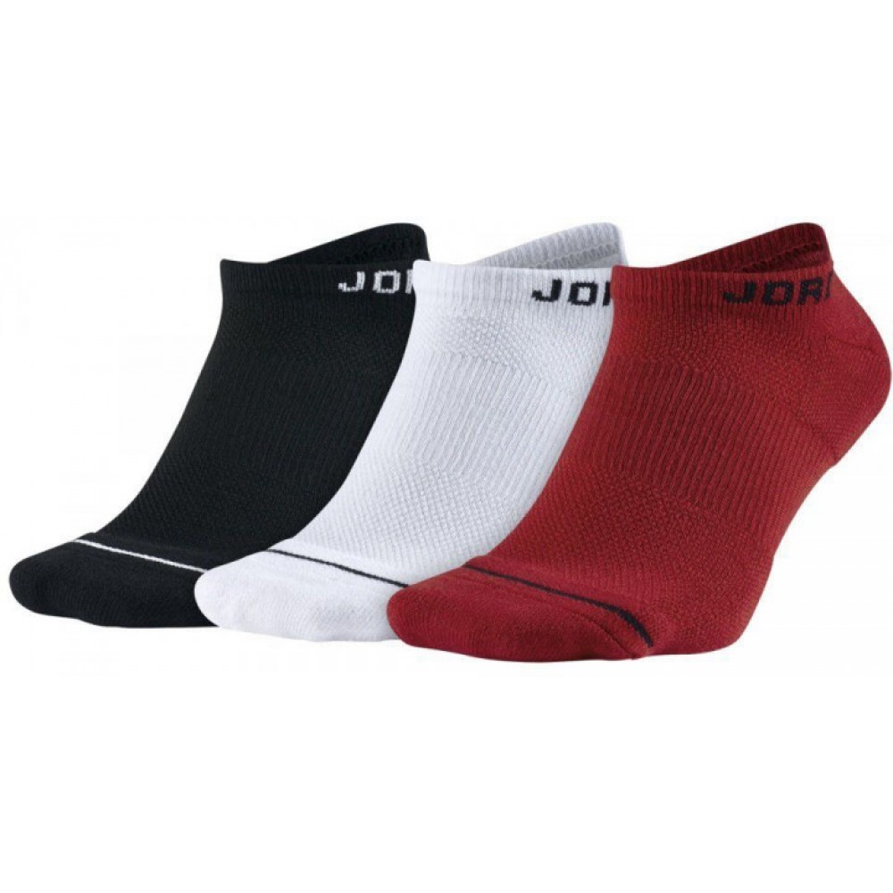 Шкарпетки баскетбольні спортивні Nike Jordan Jumpman Everyday Max No Show 3-pack (SX5546-011)