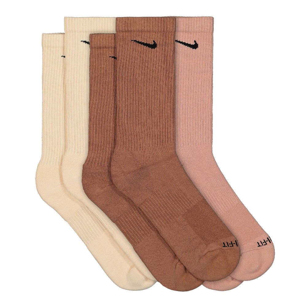 Шкарпетки спортивні Nike Everyday Plus Cushioned Socks 3 пари мультиколор (SX6888-914)