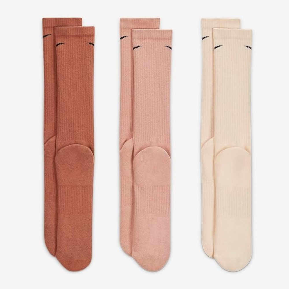 Шкарпетки спортивні Nike Everyday Plus Cushioned Socks 3 пари мультиколор (SX6888-914)