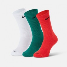 Шкарпетки спортивні Nike Everyday Plus Cushioned Socks 3 пари мультиколор (SX6888-929)