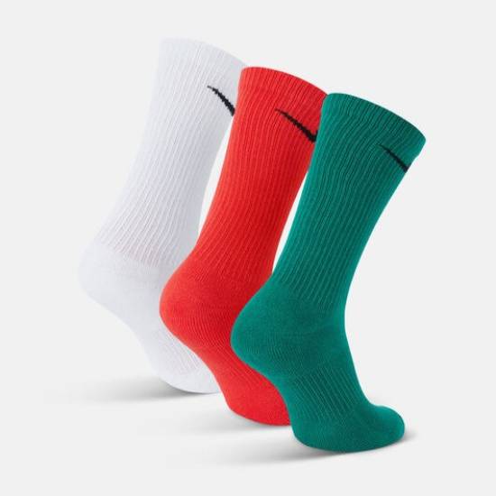 Шкарпетки спортивні Nike Everyday Plus Cushioned Socks 3 пари мультиколор (SX6888-929)