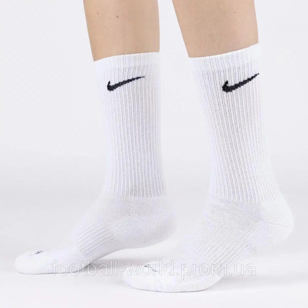 Шкарпетки спортивні Nike Everyday Plus Cushioned Socks 3 пари мультиколор (SX6888-929)