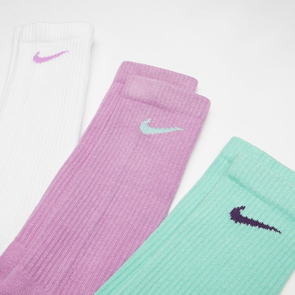 Шкарпетки спортивні Nike Everyday Plus Cushioned Socks 3 пари мультиколор (SX6888-993)