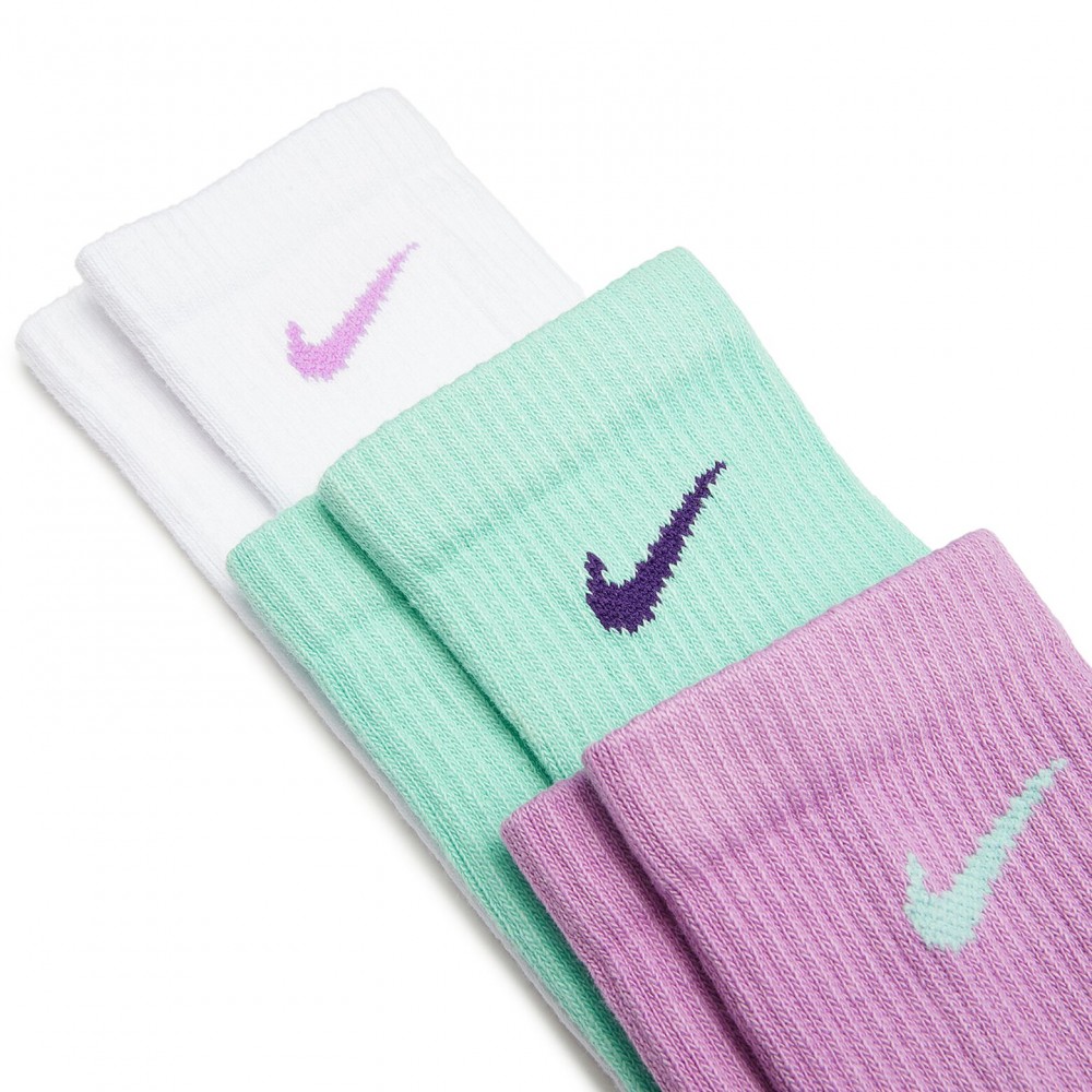 Шкарпетки спортивні Nike Everyday Plus Cushioned Socks 3 пари мультиколор (SX6888-993)