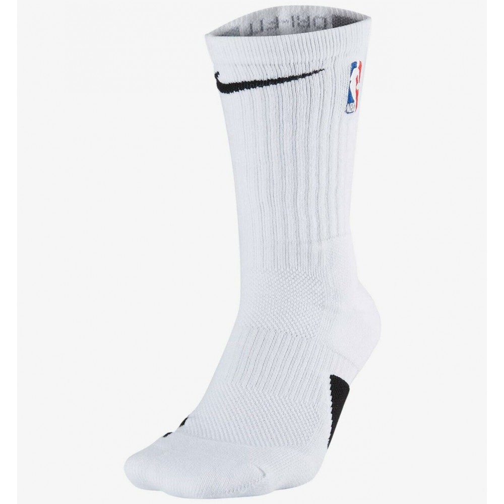 Шкарпетки баскетбольні Nike Elite Crew NBA білі (SX7587-100)