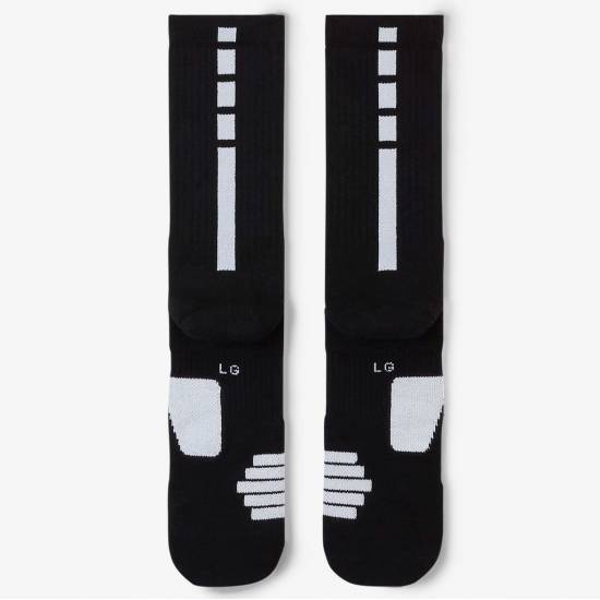 Шкарпетки баскетбольні Nike Elite Basketball Crew Socks чорні (SX7622-013)