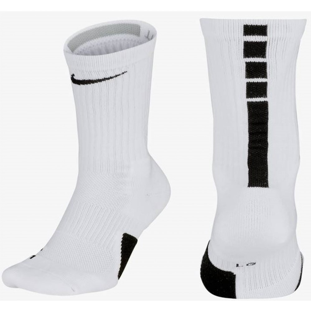 Шкарпетки баскетбольні Nike Elite Basketbal Socks білі (SX7622-100)