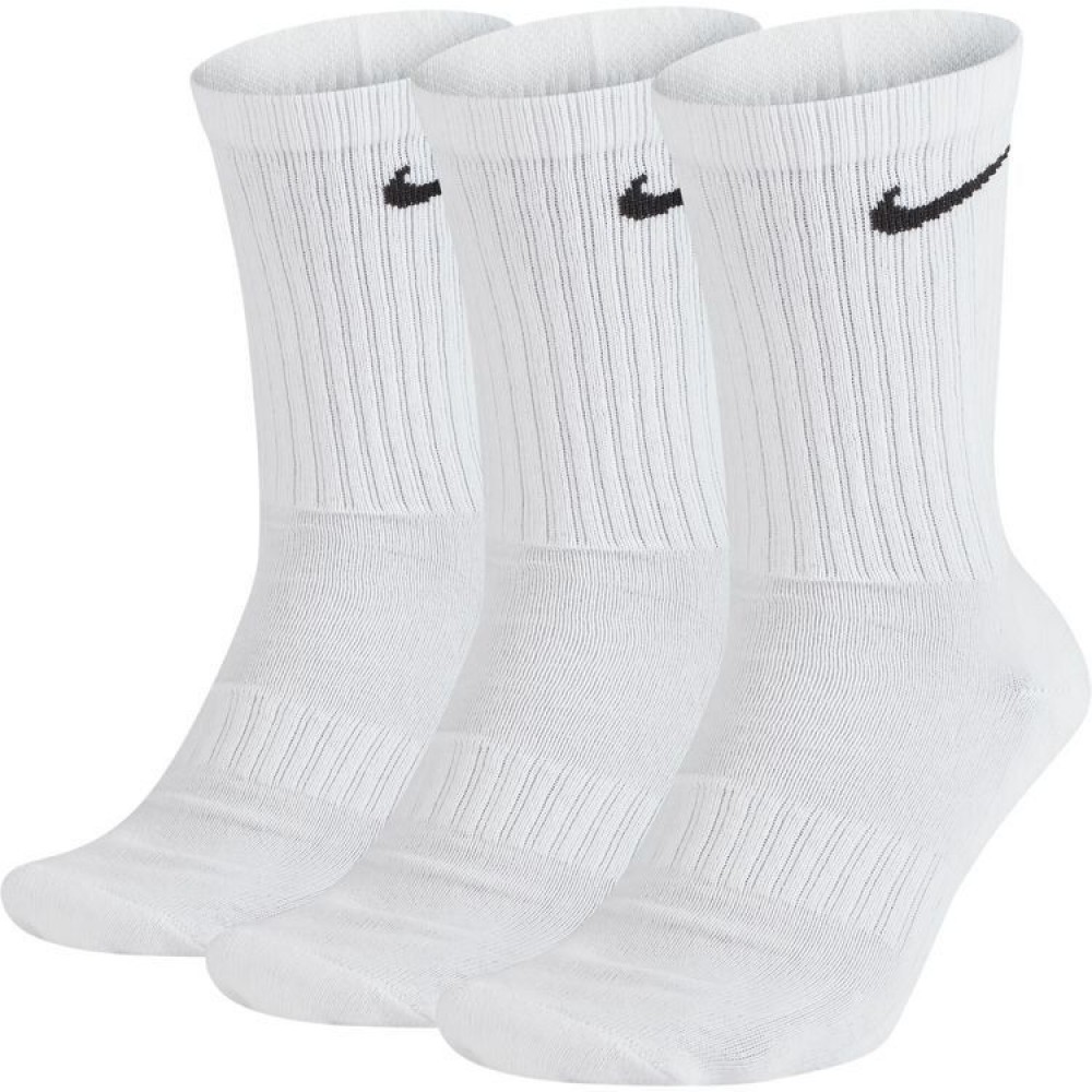 Шкарпетки спортивні Nike Everyday Cushion Crew 3 пари білий (SX7664-100)