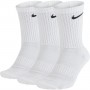 Шкарпетки спортивні Nike Everyday Cushion Crew 3 пари білий (SX7664-100)