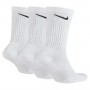 Шкарпетки спортивні Nike Everyday Cushion Crew 3 пари білий (SX7664-100)