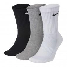 Шкарпетки спортивні Nike Everyday Cushion Crew 3 пари чорний-білий-сірий (SX7664-901)