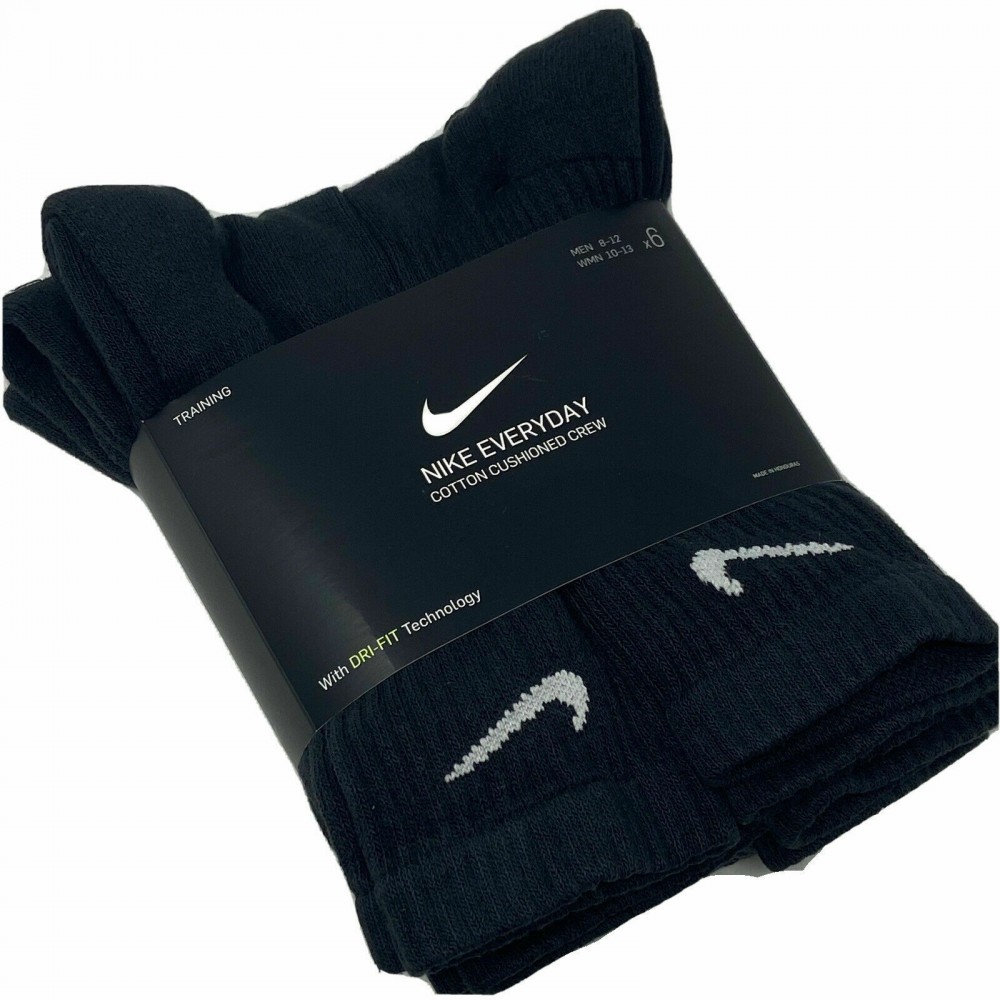 Шкарпетки спортивні Nike Everyday Cushioned 6 пар (SX7666-010)