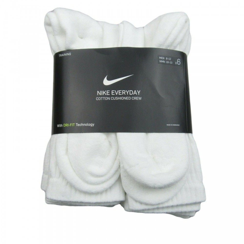 Шкарпетки спортивні Nike Everyday Cushioned 6 пар (SX7666-100)