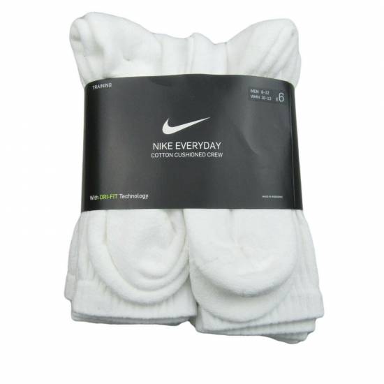 Шкарпетки спортивні Nike Everyday Cushioned 6 пар (SX7666-100)
